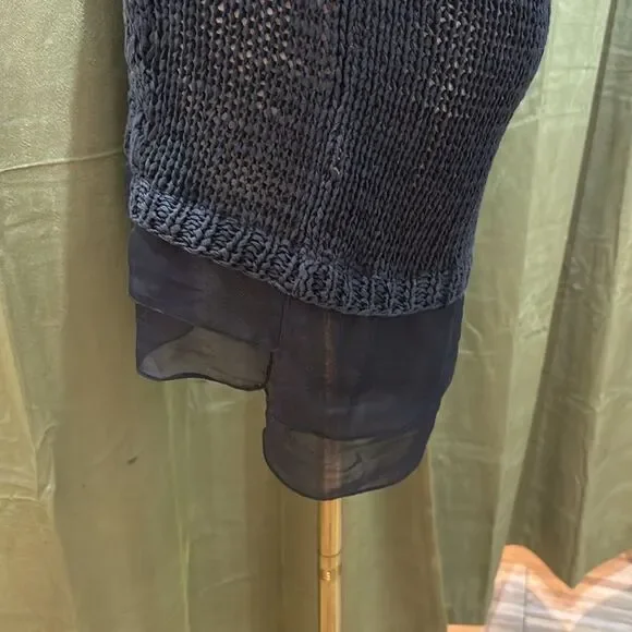 Brunello Cucinelli Dark blueKnit Top, M